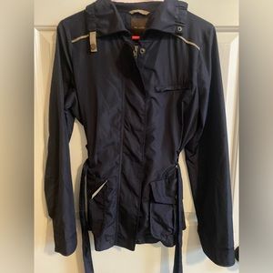 The Limited navy women’s windbreaker jacket in size medium.
